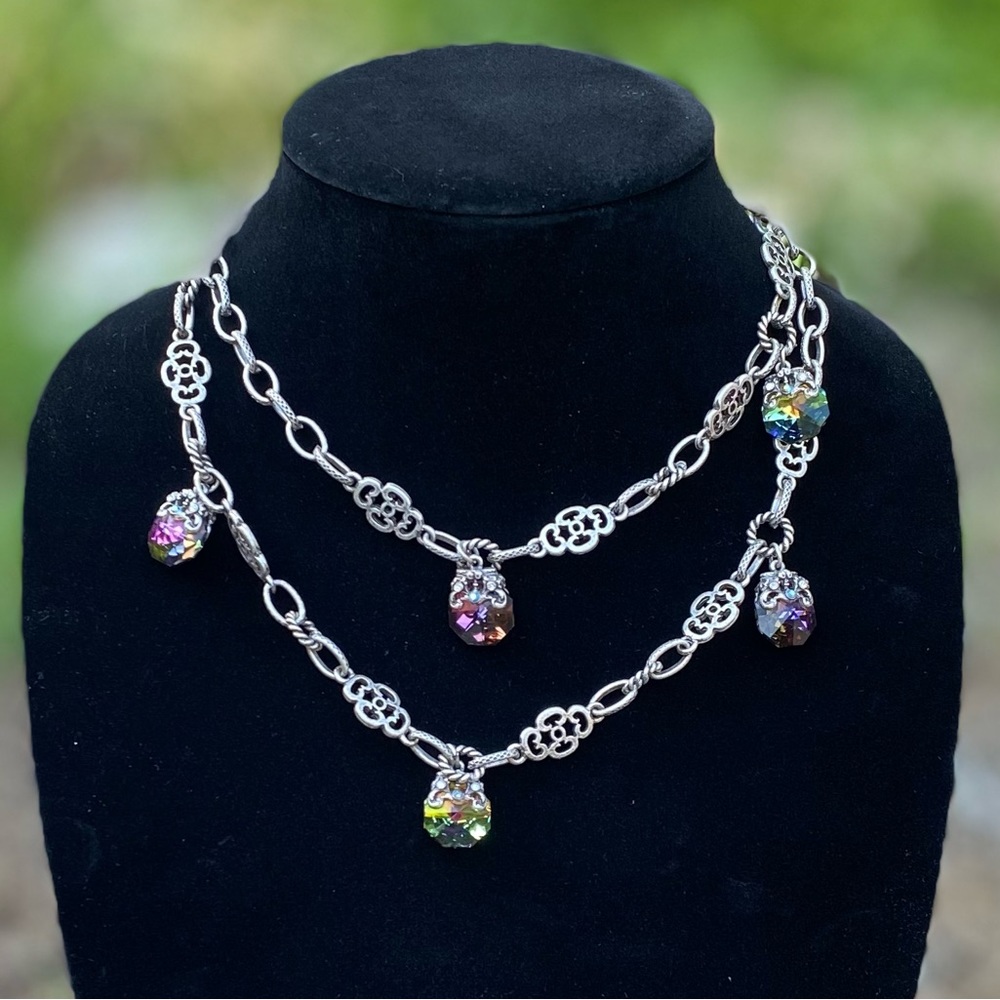 NWT Sweet Romance Prism Charm Necklace